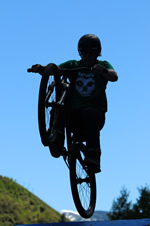 Wheelie On Blue Sky